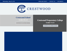 Tablet Screenshot of crestwood.on.ca